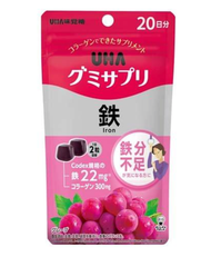 日本 - UHA 軟糖鐵補充劑，20 天用量 (到期日:30/10/2027)