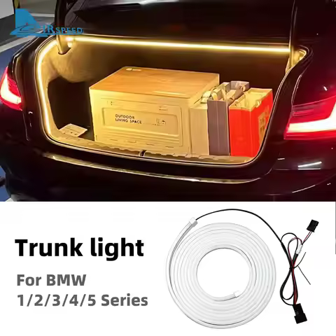 Rear Trunk Light Strip for BMW 1 2 3 5 Series E90 E60 E70 E46 F10 F20 F30 G20 F34 i3 Bright LED Sili