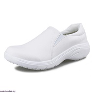 Hawkwell Women Nurse Shoes Slip On Work Shoes-Casey/1923 White/Black