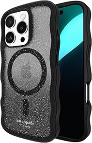 Kate Spade New York iPhone 16 Pro Case - Compatible with MagSafe - Designer Phone Case - Wavy Nightf