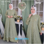 Gamos Maxy Gamis Outer Eid al-Fitr Bju Gmis Women's Set Gammis Kaftan Set Gammis 2026 Games Girls Mo