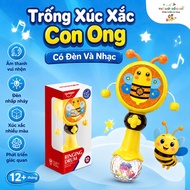 Toy Huanger Dice BeeClear HE0516 - Sound Toy for Baby's Sensory Development, Battery Operated