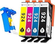 MEGOFFCIE 924 Ink Cartridge Multipack Compatible with HP 924 Cartridges for OfficeJet Pro 8120 8122e