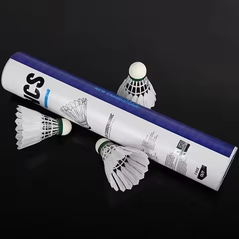 New 12 pcs/tube badminton shuttlecocks NCS PRO carbon sound artificial badminton flight stable and d