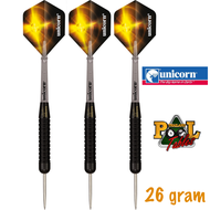 Unicorn Darts ชุดลูกดอกทองเหลืองชุบสีดำ แกรี่ แอนเดอร์สัน เซ็ท 3 ชิ้น 22-26 กรัม  Black Brass Gary A