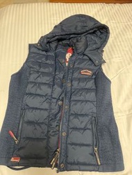 Superdry 極度乾燥 羽絨背心 有帽子