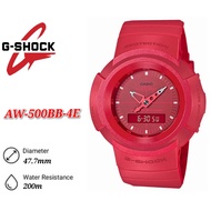 Casio G-Shock AW-500BB Red Resin Band Men Sports Watch - AW-500BB-4E