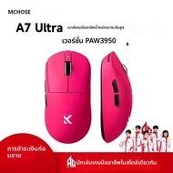 MCHOSE A7 เมาส์บลูทูธไร้สายน้ําหนักเบาเป็นพิเศษสําหรับเล่นเกมและสํานักงาน 3 โหมดมืออาชีพเมาส์แล็ปท็อ