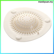 🎃 4Pcs Penutup Saliran Lantai Penapis Rambut Singki Dapur Bilik Mandi Putih