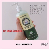Dog Mint Shampoo | Soothe Itchiness Pet Shampoo | Cooling Pet Shampoo | 500ML [CH Golden Pet]
