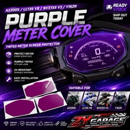 AX200S LC135 V8 NVX V3 Y16ZR Purple Meter Cover Tinted Meter Screen Protector Speedometer Lens Stick