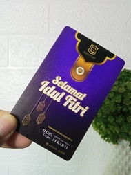 SALAM GOLD Gift Series Selamat Idul Fitri Lampion 0,025 Gram TERMURAH Kemasan PVC Emas Mini Emas Batangan Logam Mulia Murni 24 Karat Bersertifikat Resmi Asli Original Tabungan Souvenir Keren Mewah