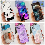 For Samsung Galaxy A42 5G / M42 5G Cute Panda Flower Painted Soft Silicone TPU Case Samsung A42 M42 
