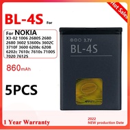 BL-4S BL4S โทรศัพท์ Li-Ion แบตเตอรี่สำหรับ Nokia 2680S/3600S/7610S/6208c/X3-02/7100S/BL 5CA E50 E60 