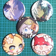 [Pt.1] Honkai : Star Rail - Pin Up Button 44mm Pin Press Pin/ Unofficial 58mm/ [ Amphoreus Character