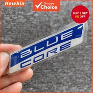 Motorcycle 3D Fuel Injection Logo Sticker - Reflective FI/EFI Decal with Blue Core Design  Pelekat L