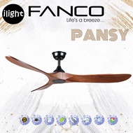 FANCO PANSY F060 SOLID WOOD 60 INCHES DC MOTOR CEILING FAN