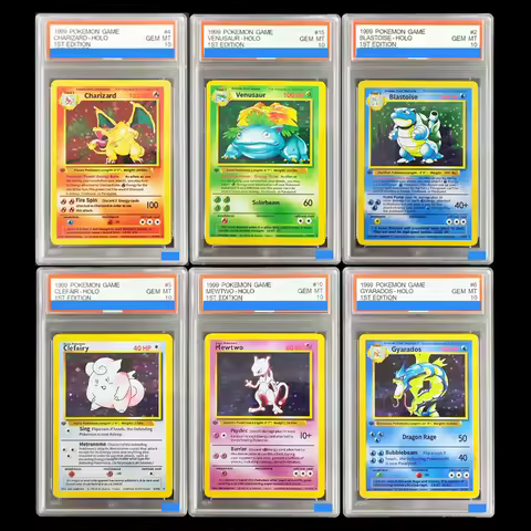 Diy 1999 Pokemon Card Game 1St Edition Charizard Mewtwo Venusaur Gyarados Blastoise Holo Grade Gem M