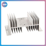 GG Aluminum Single Phase Solid State Relay SSR Heat Sink Base Radiator 50*125*70mm VN