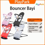 PlayPark Baby Bouncer Chair Automatic Folding Baby Swing 0-3 Years Newborn Baby Bouncer Gift Swing C