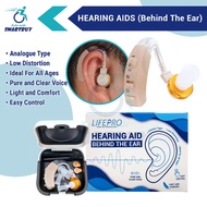LIFEPRO Hearing Aid Behind The Ear – Analogue & Digital ( Battery / Rechargeable )
