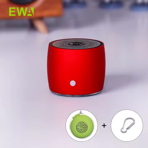 EWA A103 Mini Bluetooth Speakers German Bass Speaker For Outdoor/Indoor Camp/Bicycle /Ravel Metal Bo