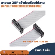 20P 20Pin Cable Ready To Use Connect Module Board Wire IDE Pitch 2.54mm 28AWG Flat Clamping 60cm-200
