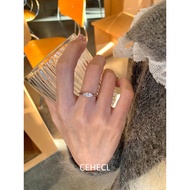 [Angel's Eye] Strobe Marquise Diamond Ring Women's High-End Niche Design Exquisite Light Luxury Clos