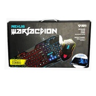 Gaming Keyboard + Mouse Package Rexus Warfaction Vr1 Backlight PC