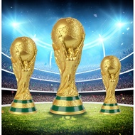 No ∏WorldCup 2022 Fifa Cup World 1:1 Real Eye Size 36cm 21cm 13cm Good Quality Qatar Trophy Football