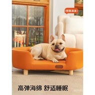 Dog Sofa Large Dog House Pet Bed Dog Bed Pet Dog Dog Bed Leather Gold Bed Removable Washable Silver 