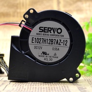 YY E1027H12B7AZ-12 DC12V 0.55A 9727 9 CM 2WIRES TURBINE COOLING FAN