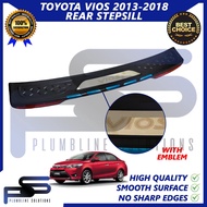 Toyota Vios Superman 2014 - July 2018 Rear Bumper Cover / Rear Bumper Guard / Rear Step Sill