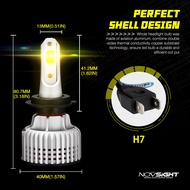 Novsight N12Y LED Car Headlight  9005(HB3) 9006(HB4) H1 H3 H4 H7 H11 LED Headlight Bulb Kit Fog Ligh