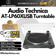 Audio Technica AT-LP60XUSB Belt-Drive Turntable with USB (AT-LP60XUSB / AT-LP60X / ATLP60X / USB ) Record Player Vinyl