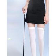 高爾夫女士球襪戶外運動網球長筒過膝襪子透氣百搭時尚棒球襪golf