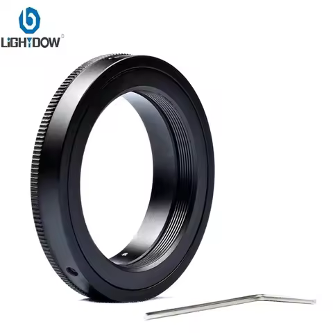 Lightdow T/T2 Mount Lens Adapter Ring for Canon EOS Rebel T3 T3i SL2 6D 7D 7D 60D 70D 77D 80D Sony P
