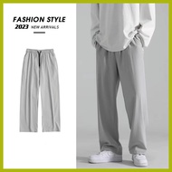 ↑ ❂ ↖ ACHSAWAKE Casual Korean Fashion Straight Leg Korean Pants Trend