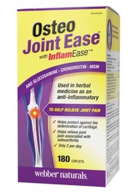 現貨［加拿大🇨🇦 ］Webber Naturals Osteo Joint Ease｜關節保健專家｜180粒高效配方】