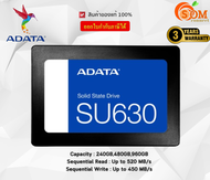 ADATA SSD (เอสเอสดี) (240GB.480GB,960GB) SU630 SATA 2.5  Up to 520 MB/s   Up to 450 MB/s รับประกัน3ปี