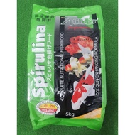 Atlas Spirulina Koi Fish Food 5kg(XL). Economy Koi Food. Fish Pellet. Makanan Koi.