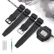 For Casio Watch Rubber Strap DW-290 DW-340 AD-300 Resin Wristband Replace Accessories Band Sport Wat