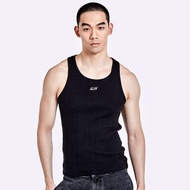 🇰🇷 51percent Irregular Logo Embroidery Sleeveless Tank Top Black Korea Authentic