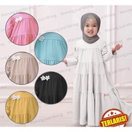 Princess Dresses For Children 1-12 Years Old Model Stacking Voxy Stretchy Toddler Toddler Little Kids Girls Teenagers Responsibilities Muslim Clothing White Dress Elsa Frozen Skirt Dresses Kindergarten Elementary School Age 1-3 4 5 6 7 8 9 10 11 18 2