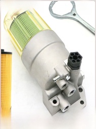 ชิ้นส่วนเครื่องยนต์เครื่องสูบดูดมันสำหรับเครื่องยนต์ดีเซล Excavator Paper Filter Core Oil Water Sepa