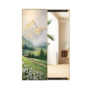 Sunshine High-End New Style Jinshan Decorative Painting Modern Mirror Entrance Fitting Mirror Hidden