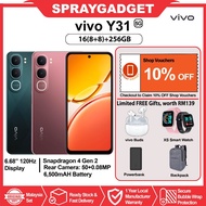 [NEW] vivo Y31 5G (16GB*(8+8)RAM + 256GB ROM) IP68 & IP69 Dust and Water Resistance l 6500mAH Batter