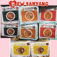 Topokki Bulgogi Jjajang Kimchi New Samyang Ramen Halal Baru