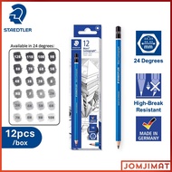 Staedtler Mars Lumograph Pencil Drawing Sketching 100 12pcs/box - 10H 9H 8H 7H 6H 5H 4H 3H 2H H F HB