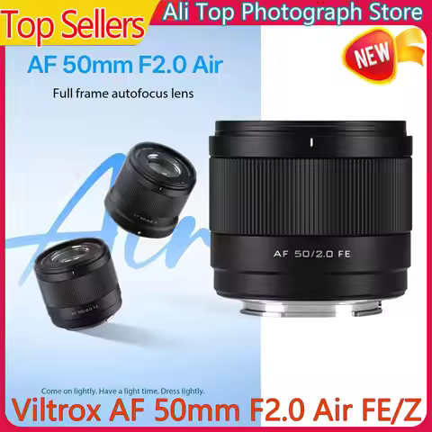Viltrox AF 50mm F2.0 Air FE/Z Full Frame Lens Auto Focus Prime Cameras Lens For Nikon Z Sony FE Moun